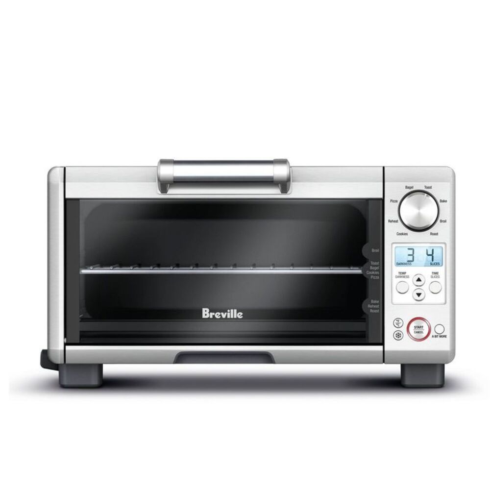 Breville -  1800W Mini Smart Toaster Oven Stainless S Stainless Steel